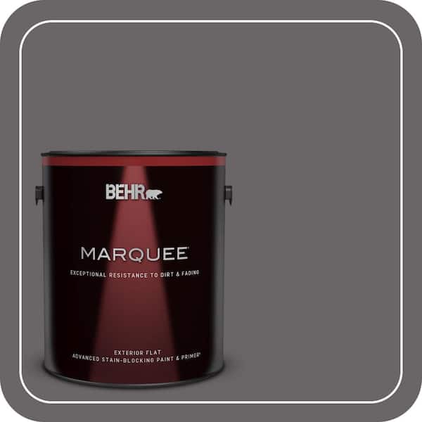 BEHR MARQUEE 1 gal. #PPU17-19 Arabian Veil Flat Exterior Paint & Primer