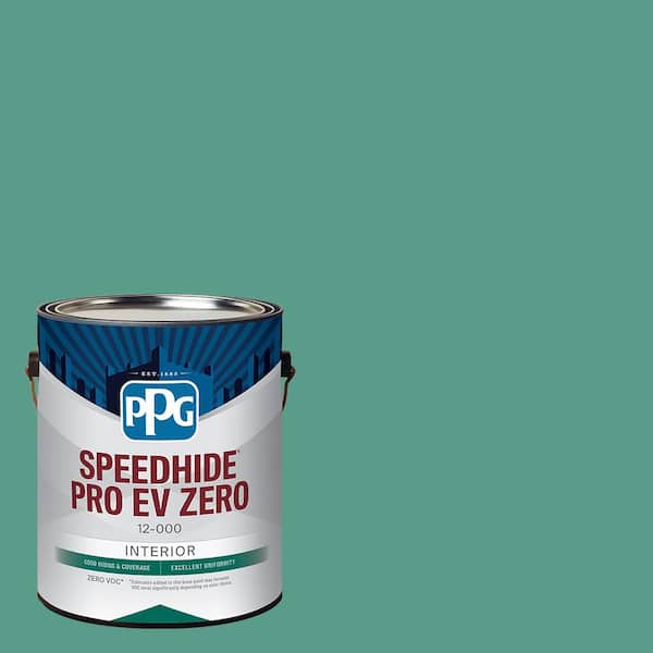 PPG SPEEDHIDE Pro-EV Zero 1 gal. PPG1140-5 Derby Green Semi-Gloss Interior Paint