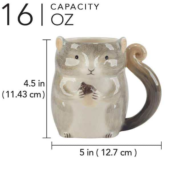 Set of Six Brown Biltons Woodland newest Animal Mugs