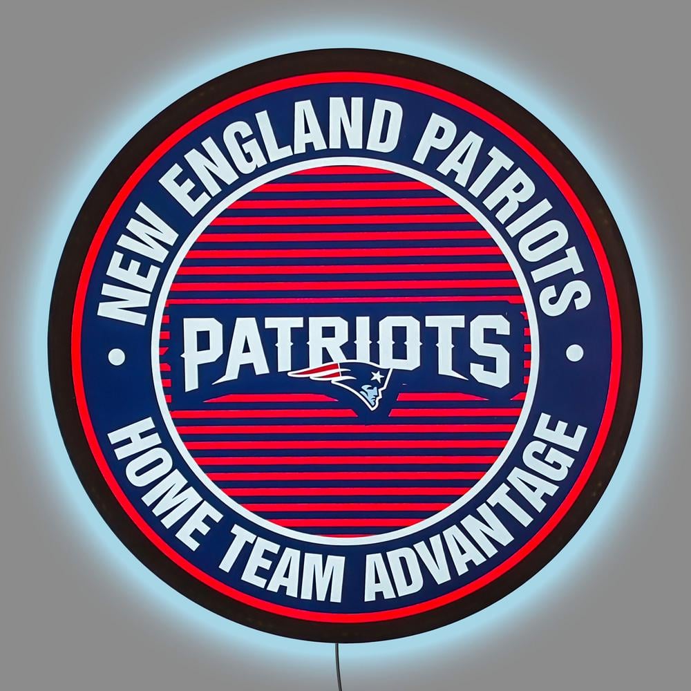 New England Patriots Commercial Grade NFL Neon Pub Sign-FREE SHIPPING:  Global Trucker - 12 Volt Items SuperStore