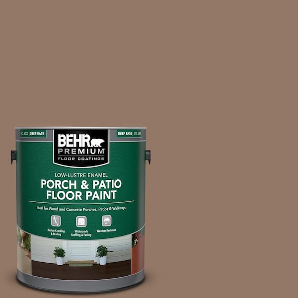 1 gal. #SC-147 Castle Gray Low-Lustre Enamel Interior/Exterior Porch and Patio Floor Paint