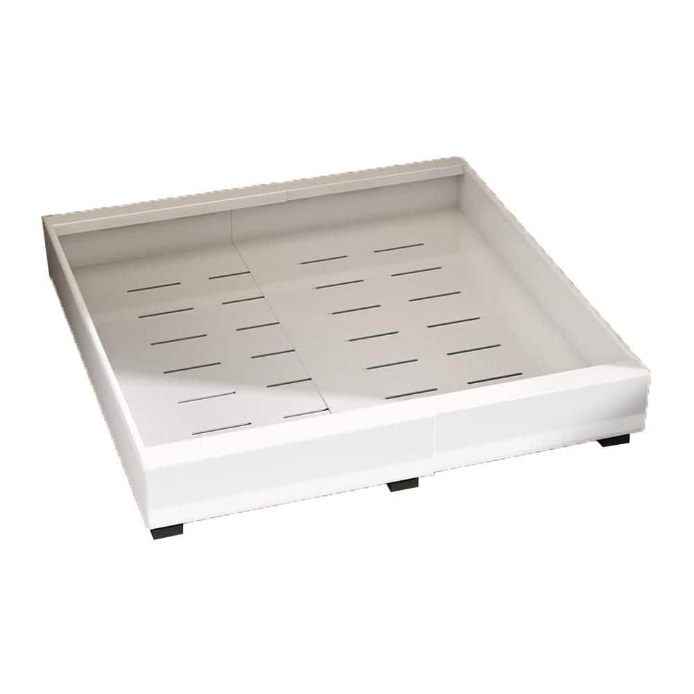Metal 12.05 in. x 20.75 in. x 2.8 in. 2 Pack Adjustable Pull Out Outdoor Kitchen Cabinet Organizer for Framed Cabinets price history on PriceWatchPro