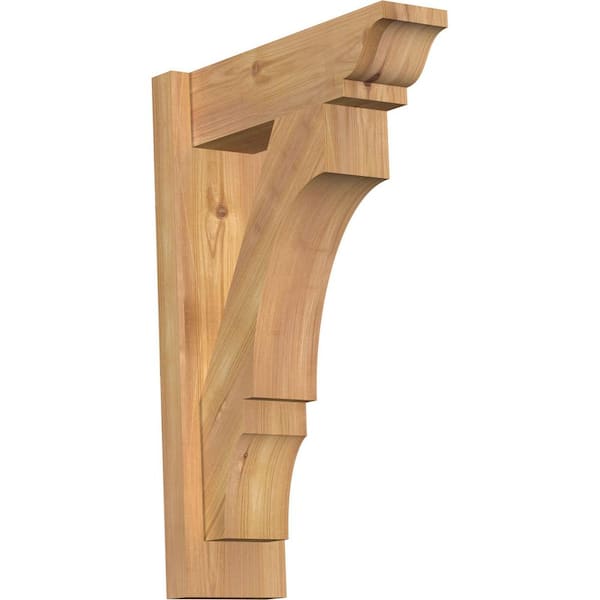 Ekena Millwork 6 in. x 24 in. x 16 in. Western Red Cedar Balboa Traditional Smooth Outlooker