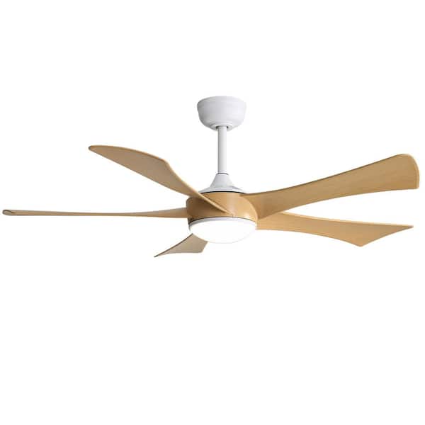 Unbranded 52 in.Indoor Low Profile Ceiling Fan with 22-Watt LED Light and Remote Control 5-ABS Blades Energy-Efficient DC Motor