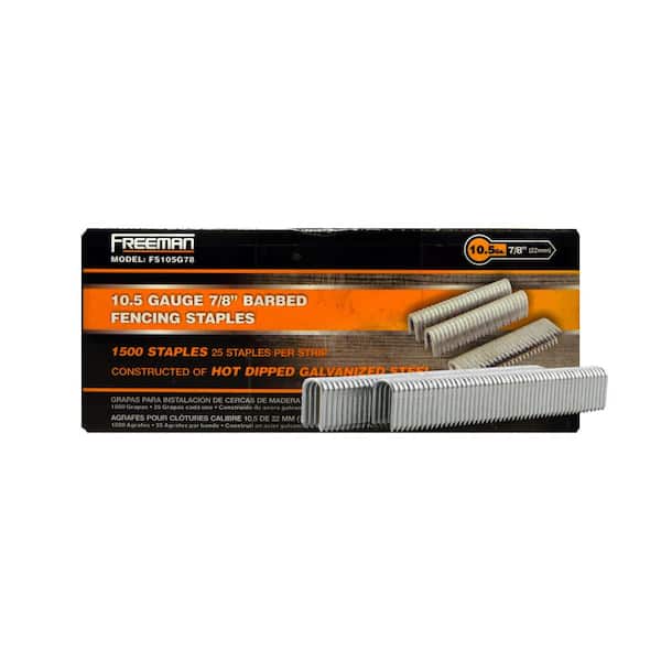 7/8 in. 10.5-Gauge Galvanized Steel Fencing Staples
