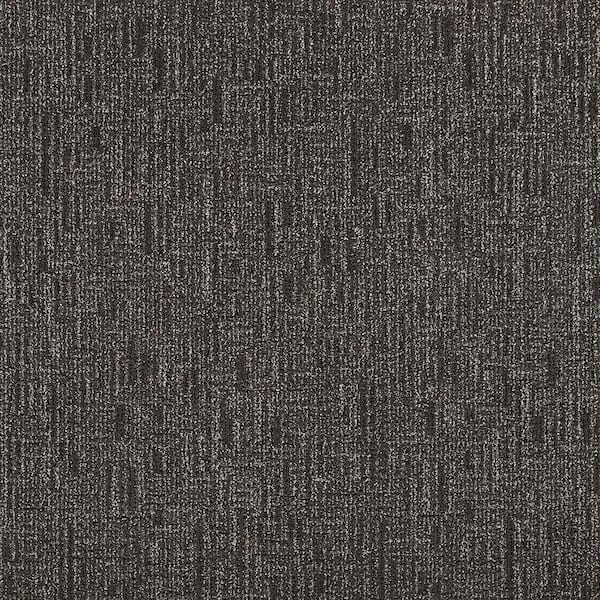 Lifeproof with Petproof Technology Crystal Cavern - Obsidian-Gray 12 ft. 45 oz. Triexta PET Pattern Installed Carpet
