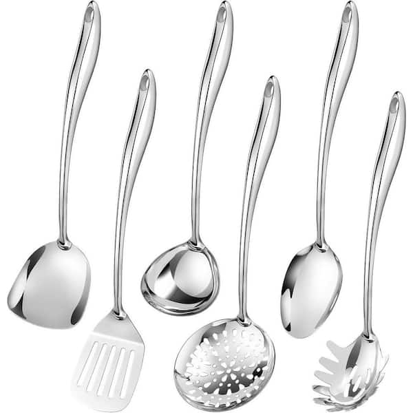 6-Piece Stainless Steel Kitchen Cooking Utensil Gadgets Tools Set Style B(Service for Kitchen)