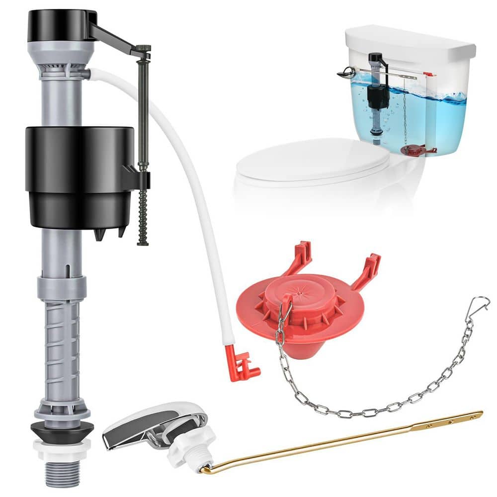 Universal Toilet Flusher Replacement Kit, Complete Toilet Parts inside Tank Kit (1-Pack) price history on PriceWatchPro