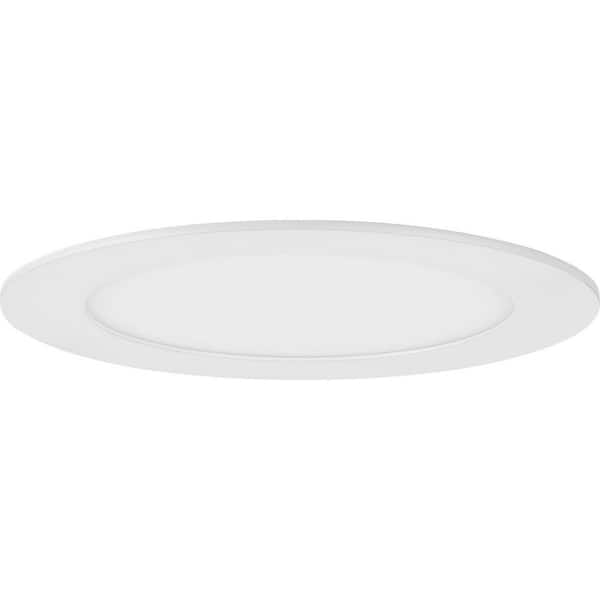Progress Lighting Everlume Collection 6 in. Satin White LED Low Profile Canless Recessed Downlight