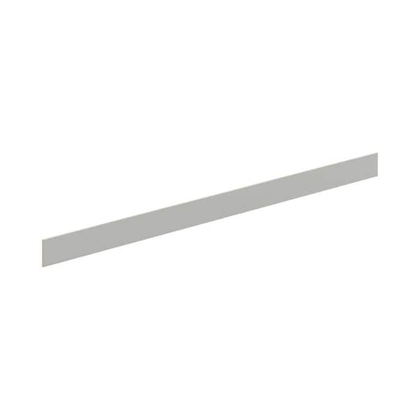 Emerson (96 in. W x 0.25 in. D x 4.5 in. H) in Whisper Gray Toe kick