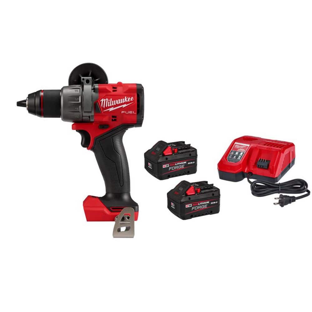 M18 FUEL 18V Lithium-Ion Brushless Cordless 1/2 in. Hammer Drill/Driver w/ (2) FORGE 8.0 Ah Batteries & Charger price history on PriceWatchPro