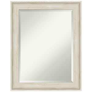 Medium Rectangle Regal Birch Cream Beveled Glass Casual Mirror (29 in. H x 23 in. W)