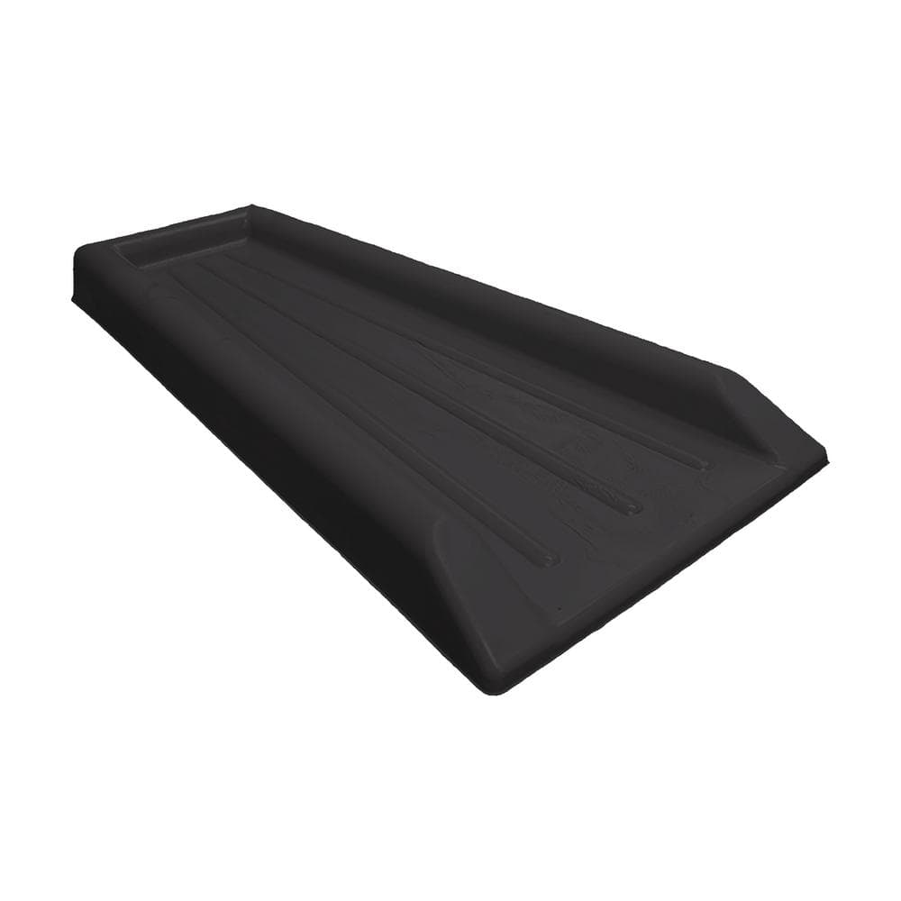 SHAPE PRODUCTS 23 in. Black Plastic Splash Block SPLBLACK1123 The