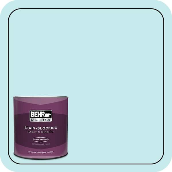 BEHR ULTRA 1 qt. #P470-1 Silent Breeze Extra Durable Eggshell Enamel Interior Paint & Primer