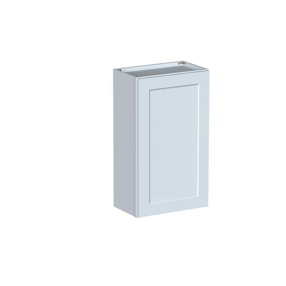 "Shaker Style 21"" W x 12"" D x 36"" H Wood Frame Ready to Assemble Single Door Wall Kitchen Cabinet in Dove Grey" price history on PriceWatchPro