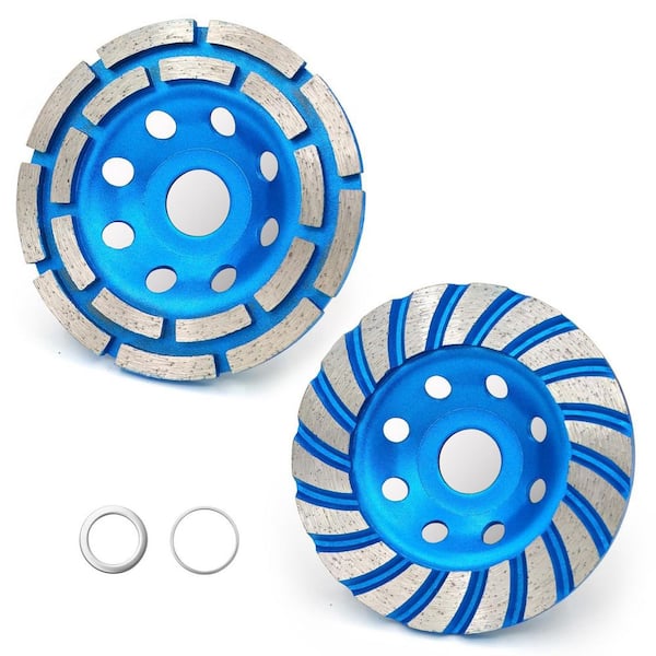 【美品】Radial JR2 xinyoec 2-Piece Diamond Concrete Grinding Cup Wheels 115mm 4-1/2