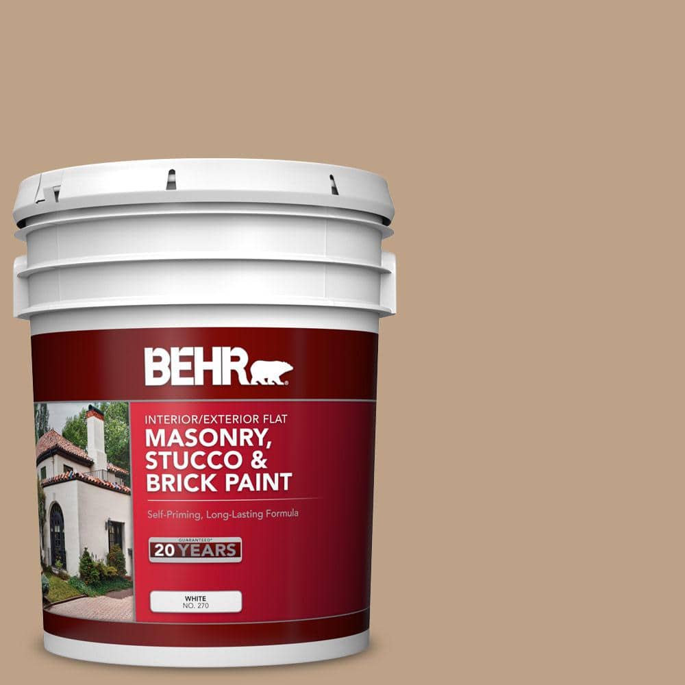 5 gal. #PPU4-05 Basketry Flat Interior/Exterior Masonry, Stucco and Brick P