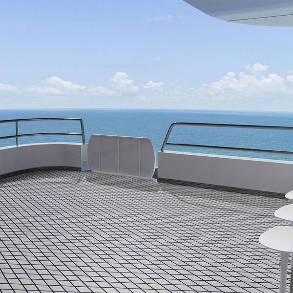 YUANJIASHENG Diamond EVA Foam Boat Flooring – 5mm Marine Decking Sheet (Non-Slip, Self-Adhesive)