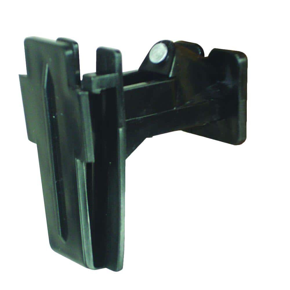 Wood Post - 2 in. Polytape Nail-On Offset Insulator - Black