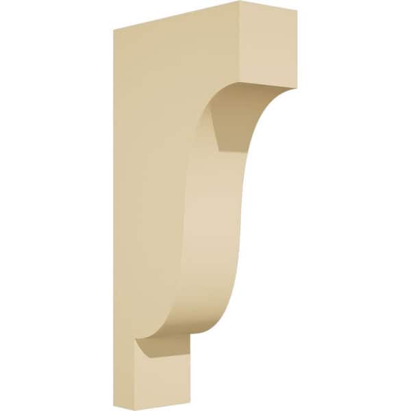 Ekena Millwork Standard Newport 3 in. W x 16 in. H x 8 in. D Signature Urethane Polyurethane Corbel