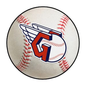 MLB Cleveland Guardians Photorealistic 27 in. Round Baseball Mat