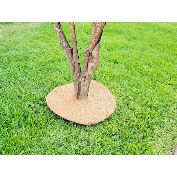 Envelor 14 in. x 0.3 in. Coconut Fiber Mulch Tree Ring Protector Mat (10-Pack) Envelor 14 in. x 0.3 in. Coconut Fiber Mulch Tree Ring Protector Mat (10-Pack)