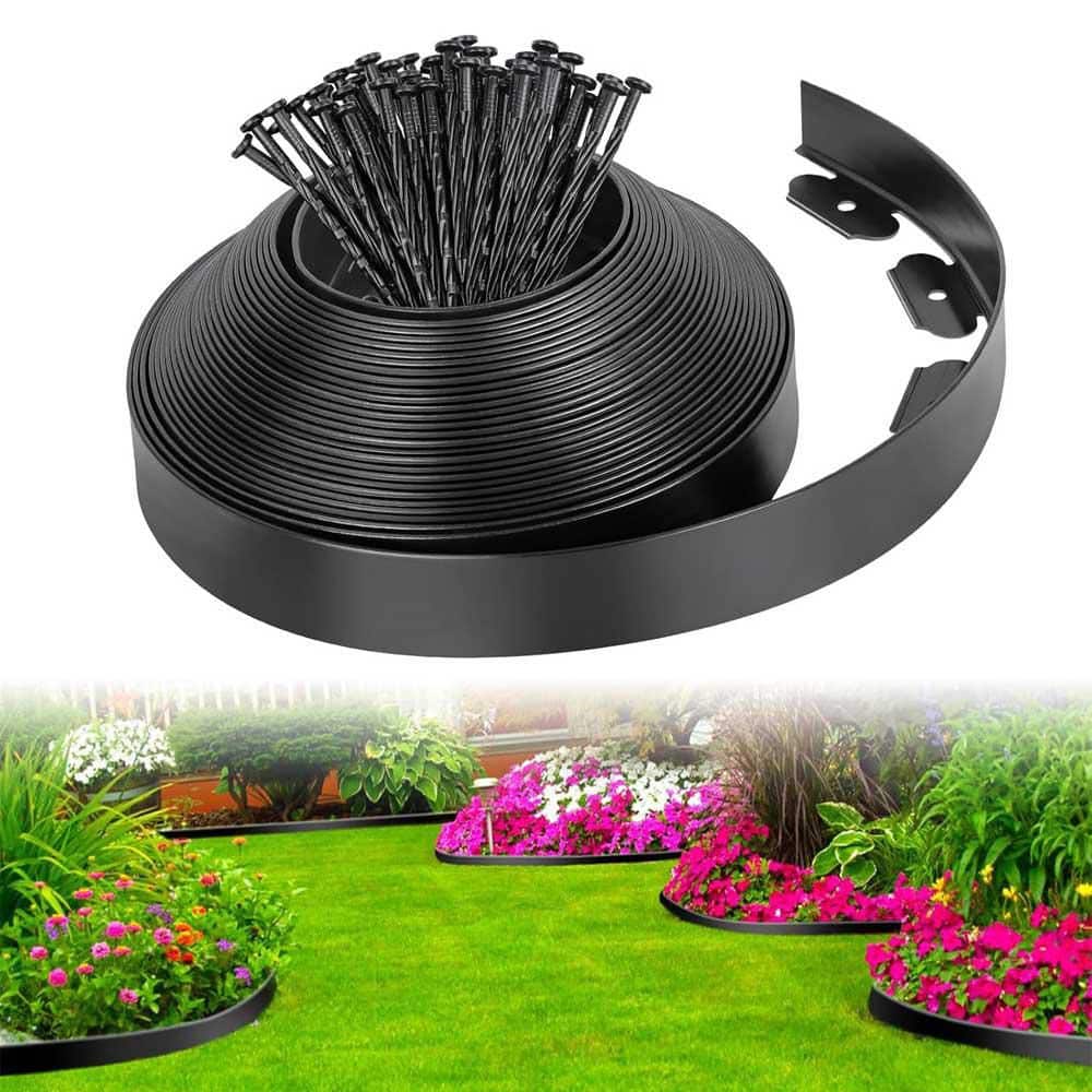 33 ft. No Dig Garden Edging with 40 Spikes, Flexible Lawn Border for Landscaping price history on PriceWatchPro