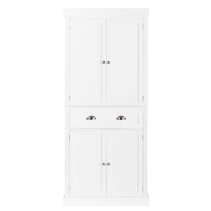 Single White Armoire with 2-Door (71.6 in. H x 29.9 in. W x 15.7 in. D)