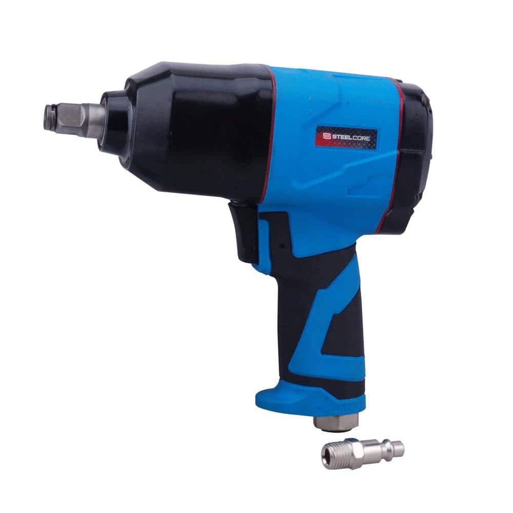 Steel Core 1/2 in. Air Impact Wrench with Composite Body and Comfort