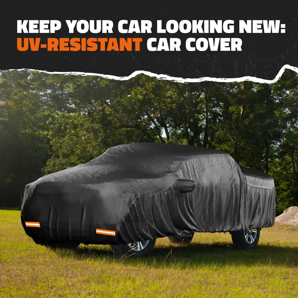 Heavy Duty Black PVC Truck Cover with Buckle Straps