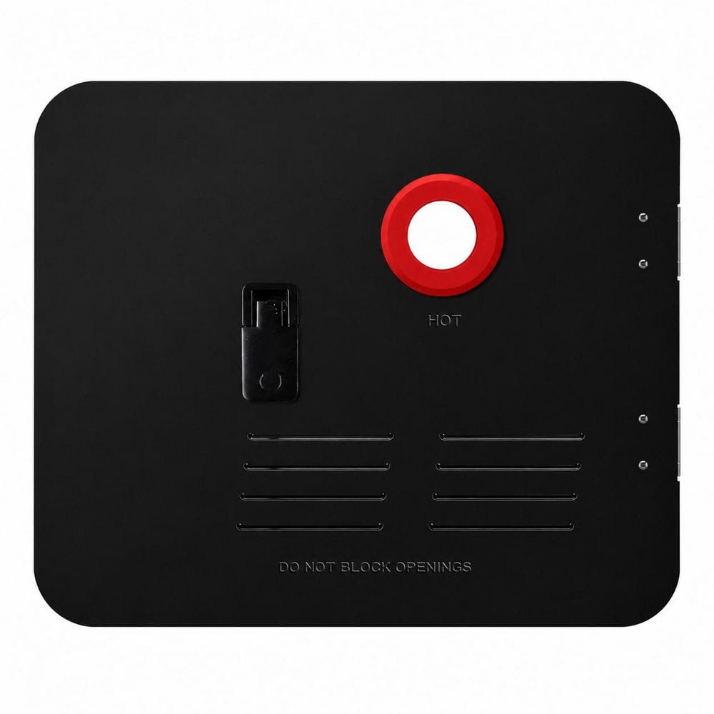 15 x 18 Inch RV Water Heater Door Kit Black Galvanized Steel Flush Mount Waterproof Mosquito Proof Anti-Bump price history on PriceWatchPro