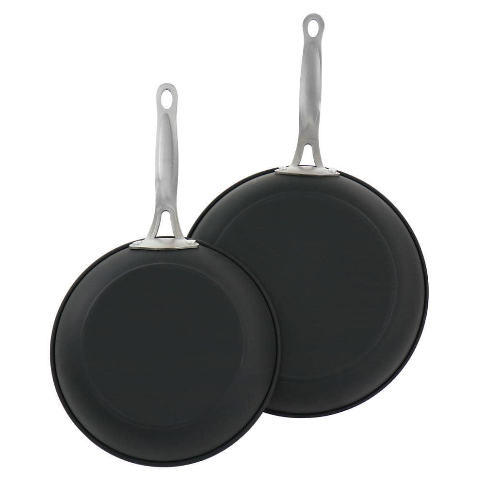 Chestnut Copper Nonstick Carbon Steel Frying Pan Set