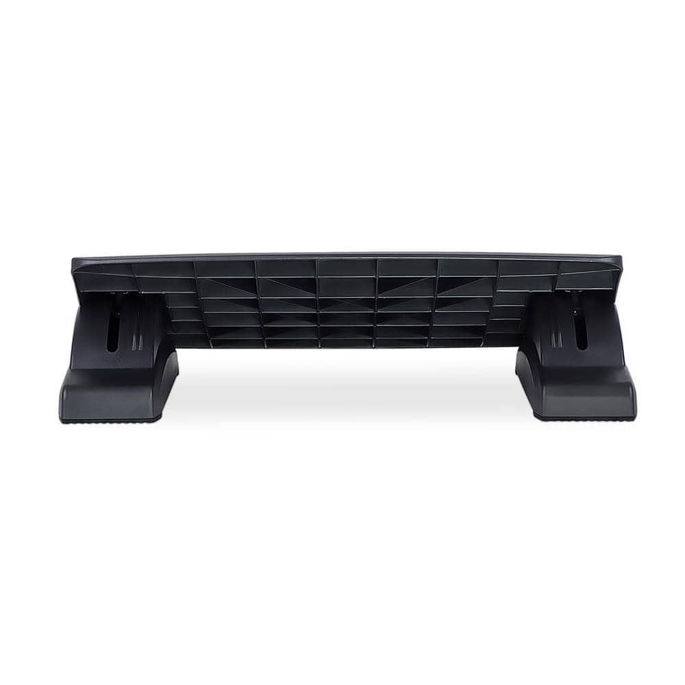 Black Adjustable Ergonomic Under Desk Footrest with Massaging Surface