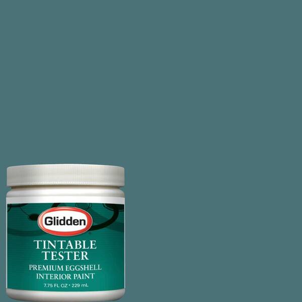 Glidden Premium 8 oz. #GLB23 Totally Teal Interior Paint Sample