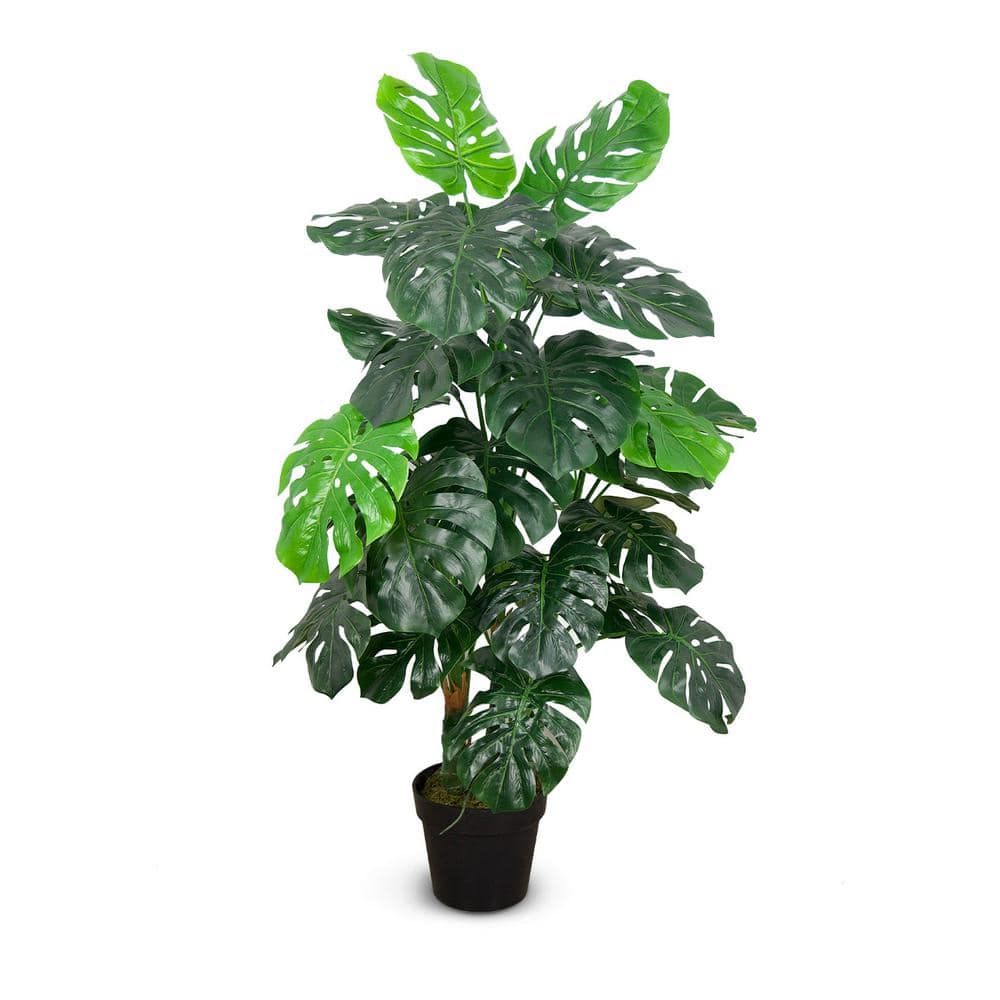 Botanical 4 ft. Artificial Monstera in Pot
