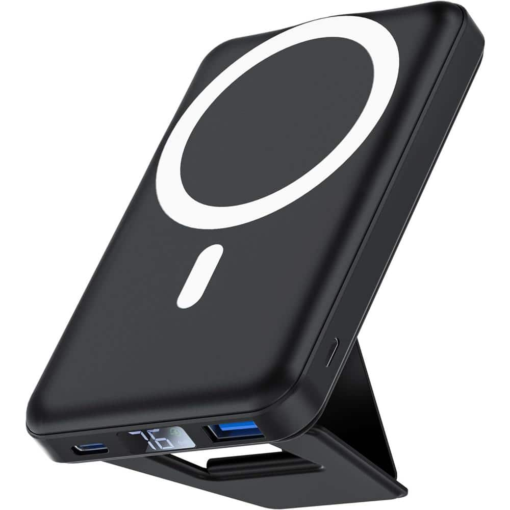 Etokfoks Wireless Portable Charger Foldable 10000mAh Magnetic