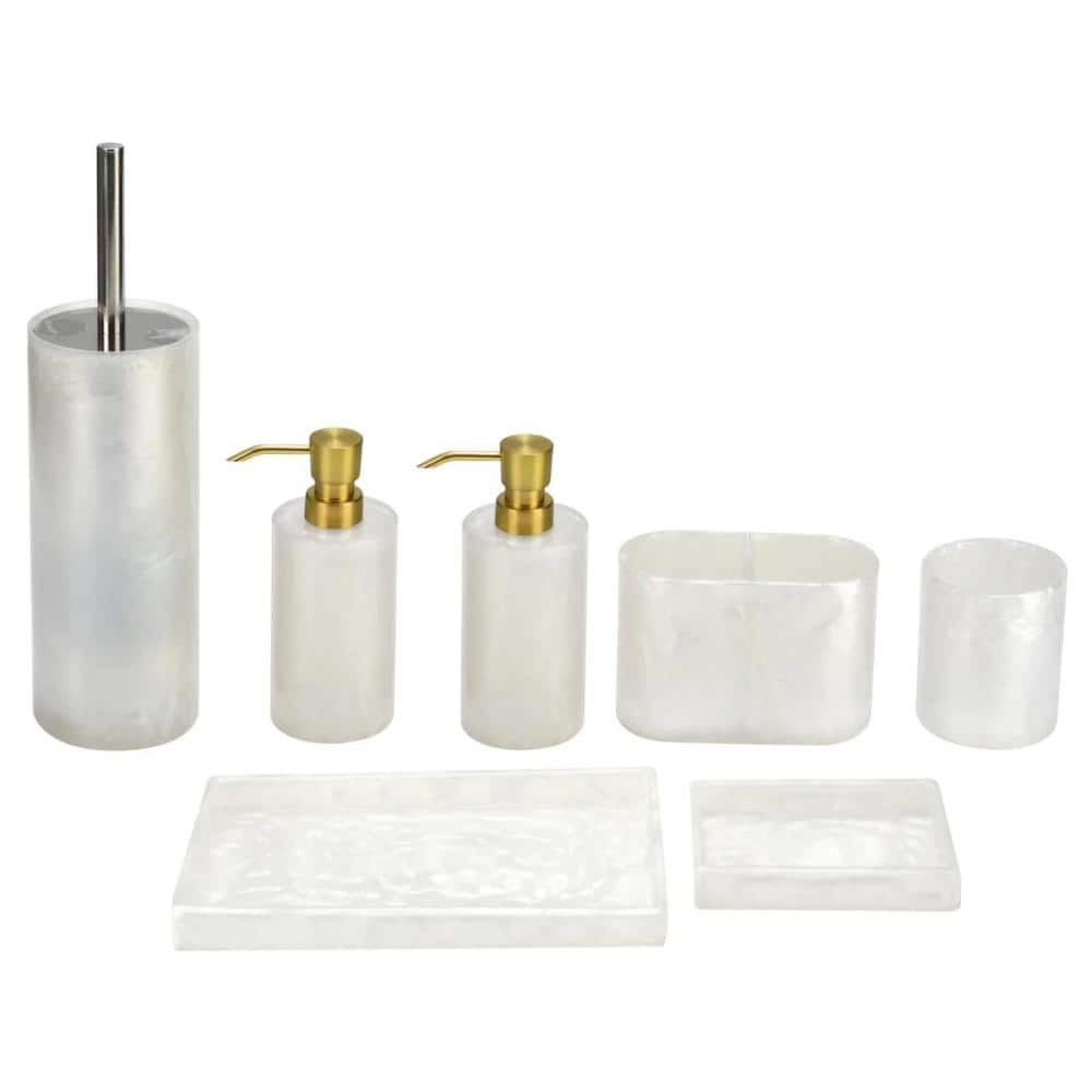 7 Piece Resin Bathroom Accessories Set price history on PriceWatchPro