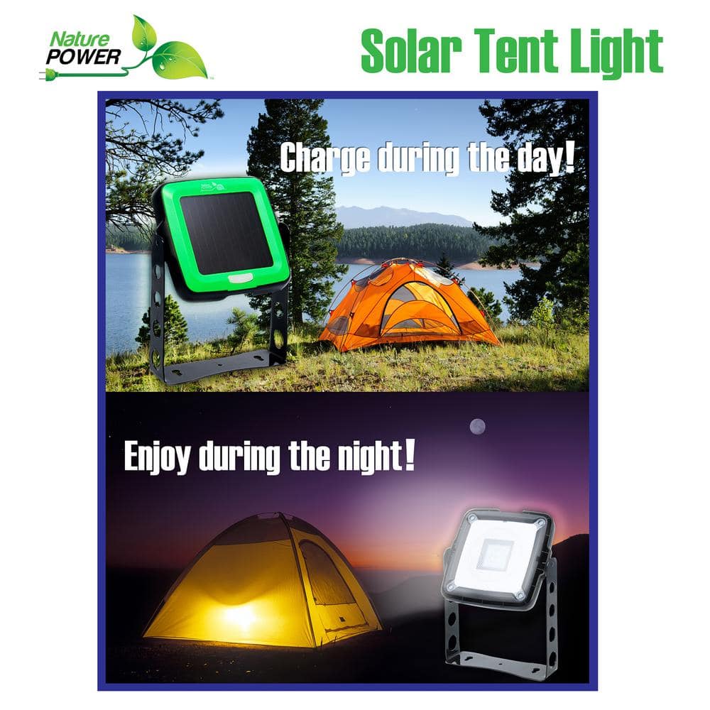 Solar Powered LED Freestanding Indoor/Outdoor Swivel Light