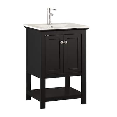 Black - 24 Inch Vanities - Bathroom Vanities - Bath - The Home Depot