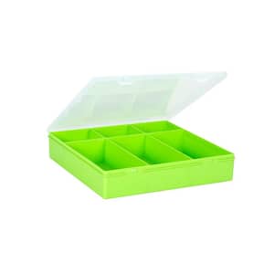 11.5 in. Square Organizer Box in Lime