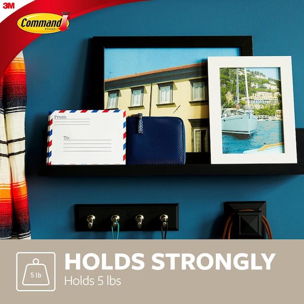 Command Clear Medium Caddy with Clear Strips (1-Caddy) (4-Strips) HOM-14 -  The Home Depot