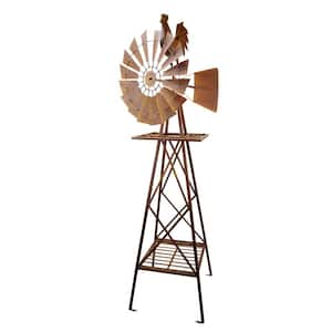 Rustic Rooster Windmill