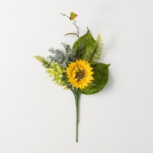 21 in. Yellow Artificial Sunflower Chamomile Pick