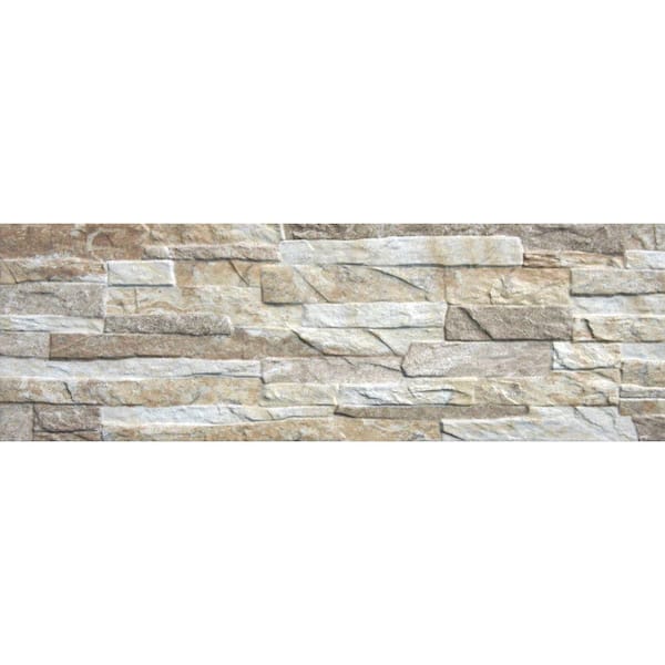 MSI Country Clay Ledger 8.3 in. x 24.7 in. Matte Ceramic Wall Tile (12.5 sq. ft./Case)