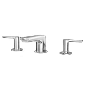 Studio S 8 in. Widespread 2-Handle Low Spout Bathroom Faucet in Polished Chrome