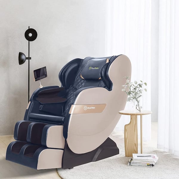 Real Relax 2023 Massage Chair of Dual-core S Track, Full Body Massage  Recliner of Zero Gravity with APP Control, Black and Gray