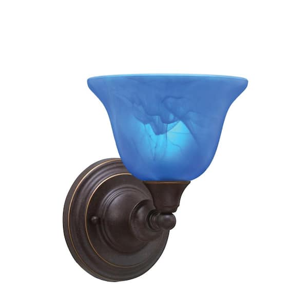 Unbranded Fulton 1-Light Dark Granite Wall Sconce