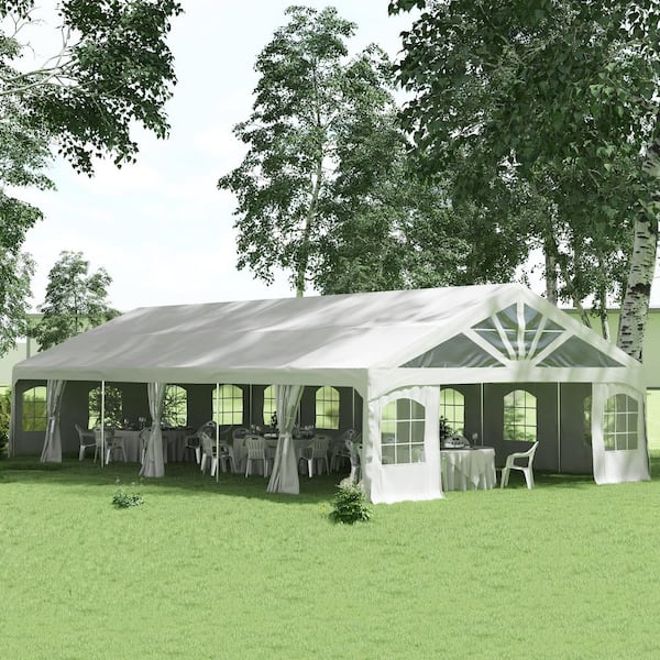 Outsunny 19.5 ft. x 39 ft. Party Tent, Large Tents for