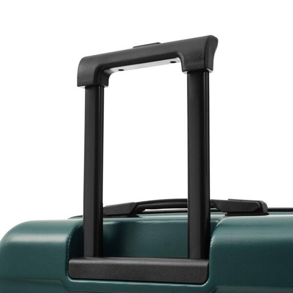 INNOBULE 6 Pieces Luggage Set Dark Green ABS Plastic Hardside w