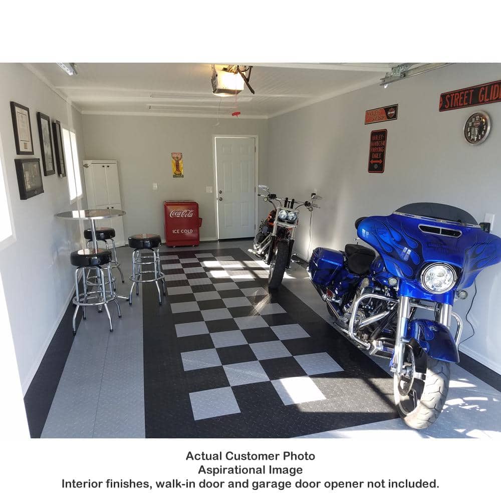 Glenwood 12' x 16' Brown Wood Garage Kit